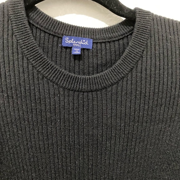 💰PRICE⬇️ SPLENDID - Black Long Sleeve Sweater - S - Picture 4 of 9